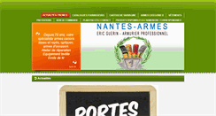 Desktop Screenshot of nantesarmes.fr